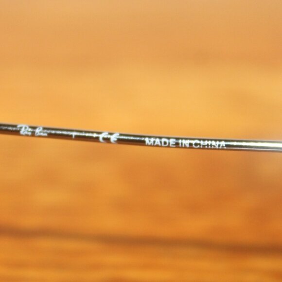 Authentic Ray-Ban Cockpit Pilot Aviator Sungasses with Case Unisex No scratches - Picture 4 of 10